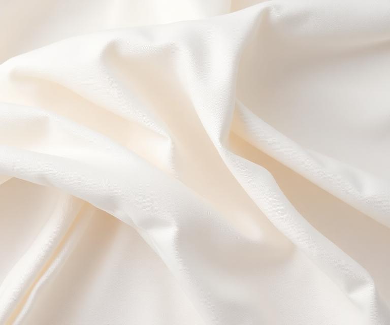 Clean white fabric